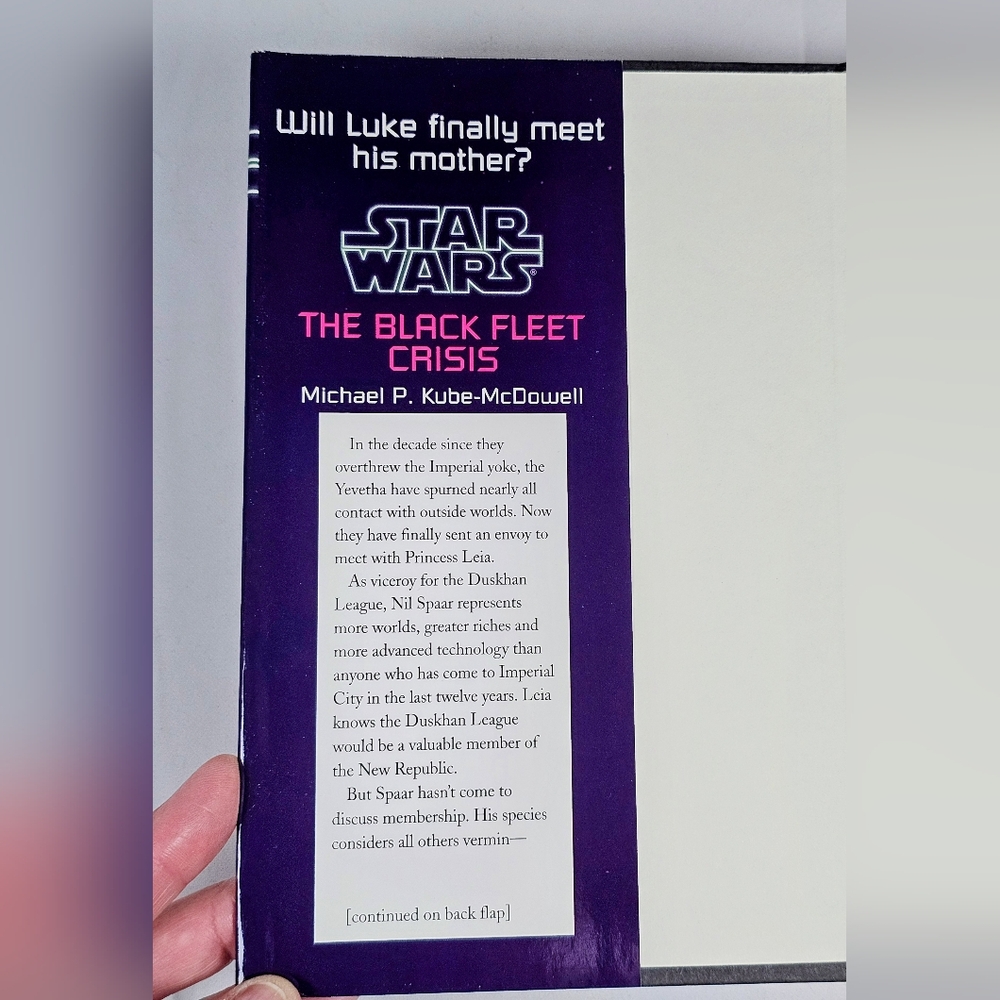 Star Wars: The Black Fleet Crisis trilogy SFBC edition Vintage '97 EUC - Picture 4 of 10